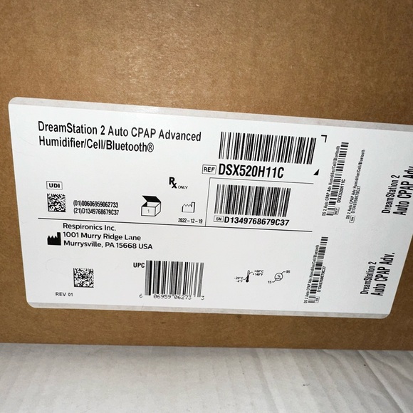 COPY - Phillips Respironics Dreamstation 2 Auto Adjusting Brand New in box. - Picture 2 of 2